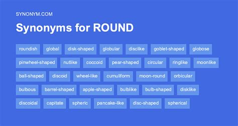 round synonym